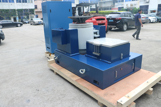 MIL-STD-810H آلة اختبار الاهتزاز الكهرومغناطيسي عالي التردد ذات النزوح الكبير