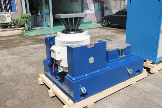 معدات اختبار الاهتزاز العشوائي الأفقي والرأسي الكهرومغناطيسي لمحور XYZ