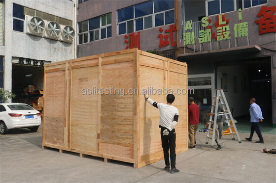 المشي في اختبار البيئة المشي في غرفة اختبار المناخ