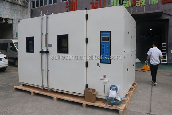 المشي في اختبار البيئة المشي في غرفة اختبار المناخ