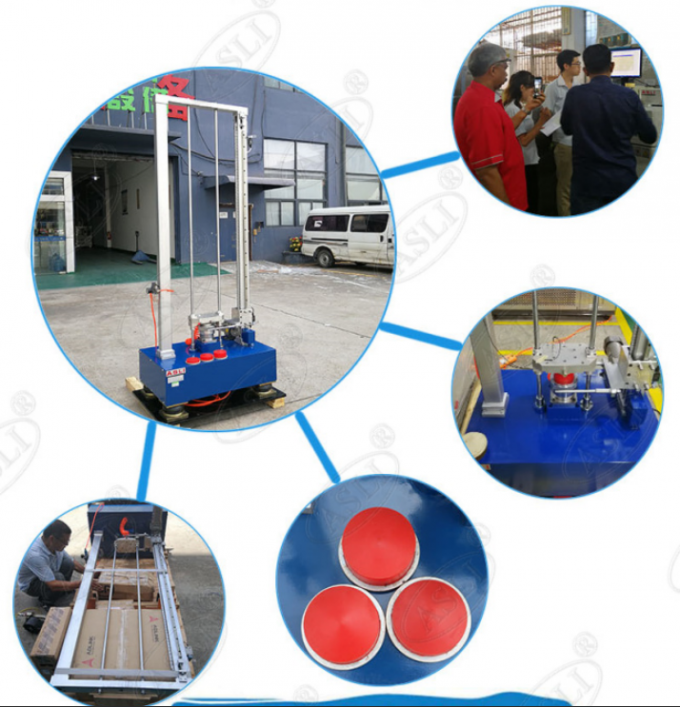 اختبار تأثير الصدمات الميكانيكية للتسريع 150G 6ms IEC60068-2-27 0